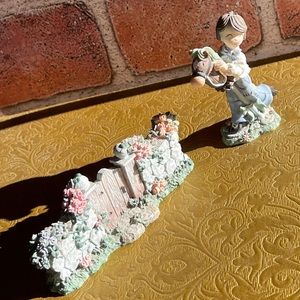 IVY INNOCENCE FIGURINES- Garden Gate and Jonathan Giddyup 1997